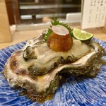 割烹 嘉とう - 岩牡蠣ポン酢