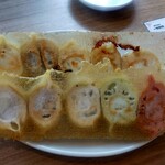 一味玲玲 本店 - 焼き餃子10種盛り1500円