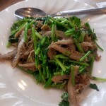 一味玲玲 本店 - パクチーと牛ハチノスあえ1320円