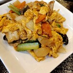 蜀味軒 - 豚肉とキクラゲ玉子炒め