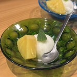 魚と炭と鉄板と ととと - デザート　レモンシャーベット