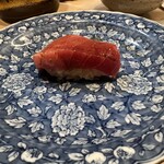 うを徳 - 塩釜本鮪中トロのにぎり