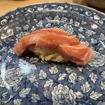 うを徳 - 塩釜本鮪大トロのにぎり