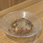 魚と炭と鉄板と ととと - いちじくの揚げ出し