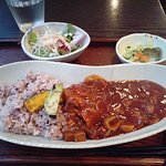 松竹堂ｃａｆｅ - ランチ：牛タンのハヤシライス