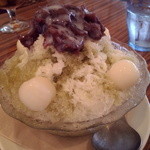 Cafe Spring - かき氷抹茶あずき！