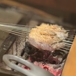 茜坂大沼 - 甘鯛を炭火による鱗焼き