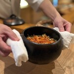 茜坂大沼 - サクラエビと炊き込みご飯