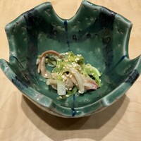 日本料理　「十二颯」 ヒルトン東京 - 北寄貝のぬた和え