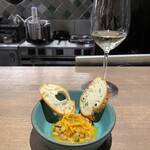 ワインとスパイス小料理 Dal Mellow - 納豆と焼きみかんのアチャール