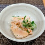 越中屋  - あん肝（サービス）