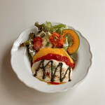 gypsophila - マルゲリータ風オムライス