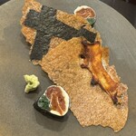 あま木 - クリームチーズ　酢飯の煎餅