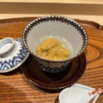 日本料理 柳燕 - ウニの蒸し物