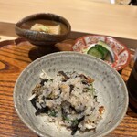 日本料理 柳燕 - ひじきデカくて香り良し