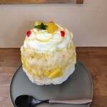 patisserie andbell - パインミルクかき氷