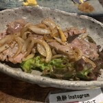魚酔 - ラム肉の塩胡椒焼き