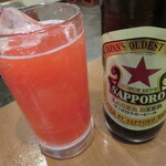 大衆酒場 甚べぇ - 赤星＆トマトサワー