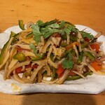 草原の料理 スヨリト - スヨリト(ラム胃袋のラー油和え)