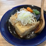 そば処天目 - 揚げ出し豆腐　550円