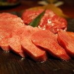 赤坂 みすじ - 厚切り上タン 2,280円×2 と 上ハラミ 1,480円 2014.8.3x