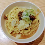 しゃぶ菜 - 麺をしゃぶしゃぶして担々麺風にしたもの