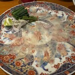 壱献 - カワハギの薄造り　（追加