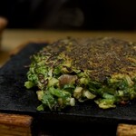 法善寺横丁 やき然 - 「ねぎ焼き 牛すじ入り」 1,720円