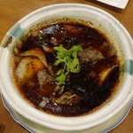 天鳳 - 牛肉と野菜の四川激辛煮（小）