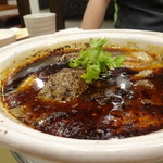 天鳳 - 牛肉と野菜の四川激辛煮（小）