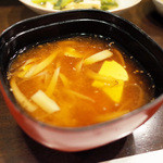 藤吉 - ささがきごぼうと豆腐のお味噌汁