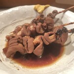 御瑠草 - 豚モツ串&鶏ハツ串
