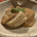 御瑠草 - 新タケノコ焼あん肝ソース