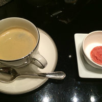 鉄板焼 一徹 - シャーベット、コーヒー