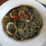 Bistro Pomodoro - Nero di seppia ネロ ディ セピア 1,400円
                        (イカ墨ソース) + 大盛