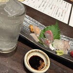 亜紗 本店 - 麦焼酎　泥亀ソーダ割り480円（R7.6）