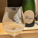 鮨 はしもと - Royer Réserve Brut Champagne
      フランス シャンパン産のシャンパーニュ