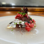 馳走西健一 - 活締めの鯵