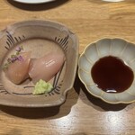 焼鳥 登鶏 - ムネとササミのお刺身