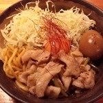 瞠 - 夏のスタミナまぜそば（2014年8月下旬限定）