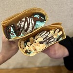 オザキクレープ - ・クッキー追いチョコ チョコミント
      ・クッキー追いチョコ チョコミント＋アーモンド