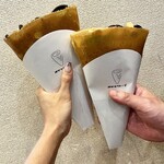 オザキクレープ - ・クッキー追いチョコ チョコミント
      ・クッキー追いチョコ チョコミント＋アーモンド