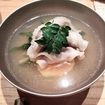 田町鮨 惠万 - 猪といちじくの御椀