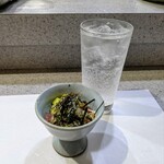 302885805 - 芋焼酎(奈良) 萩に猪 炭酸割 
