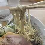 煮干しラーメン ゼクウ - クロノス　中太麺