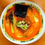 日高屋 - 担担麺￥590激辛で…
