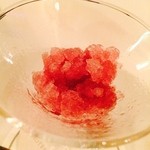 イル・テアトロ - 2014/08 グラニテ：グレープフルーツのグラニテ