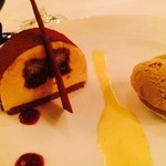 イル・テアトロ - 2014/08 自家製滑らかティラミス　コーヒーアイスクリームと共に