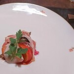 グルマンズ和牛 - 生ハムと野菜の盛合せ♪