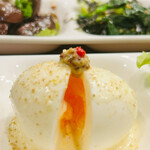 小料理とおばんざい 花かりん - ｢選べるおつまみ3種盛り」の｢うふマヨ和山椒風味」